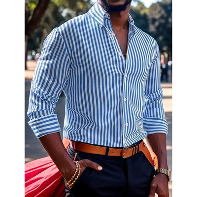 Castor - Old Money Striped Summer Shirt