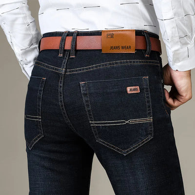 Slim Fit Stretch Jeans Pants Men