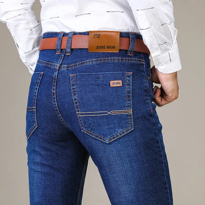 Slim Fit Stretch Jeans Pants Men