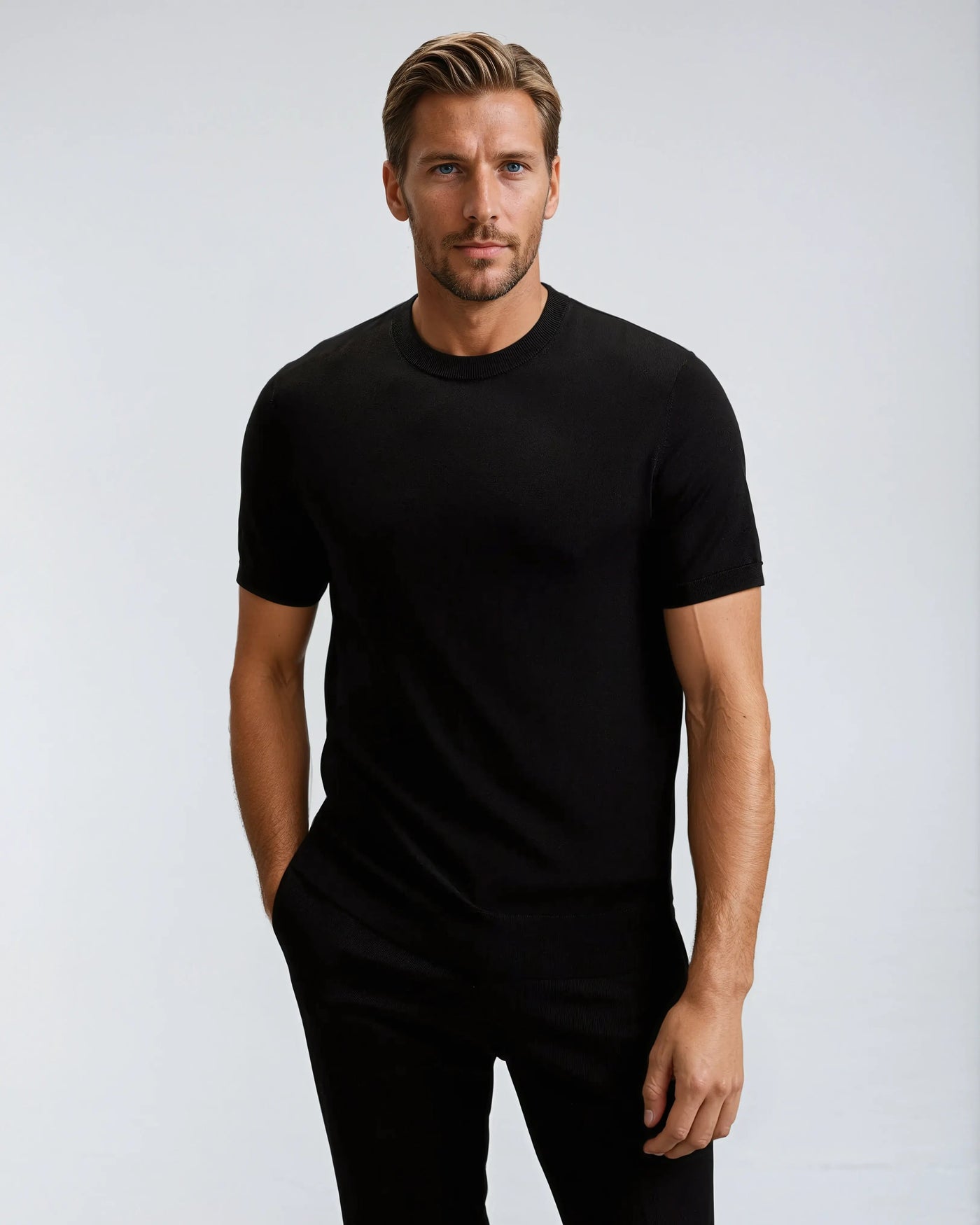 Weiches Cashwool Herren T-Shirt