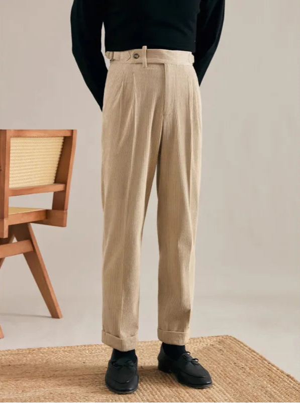 Lester - Elegant Tailored Linen Pants