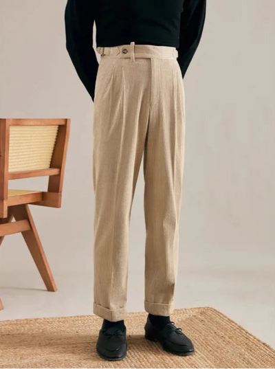 Lester - Elegant Tailored Linen Pants