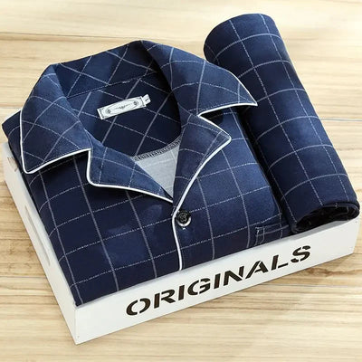 Long-Sleeved  Striped Pyjama Set Men