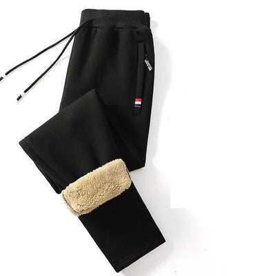 Fleece Lined Winter Jogger Pants Men