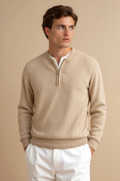 Old Money V-Neck Pullover-1