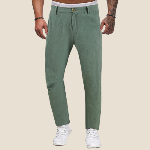 Donovan - Old Money Mens Linen Pants