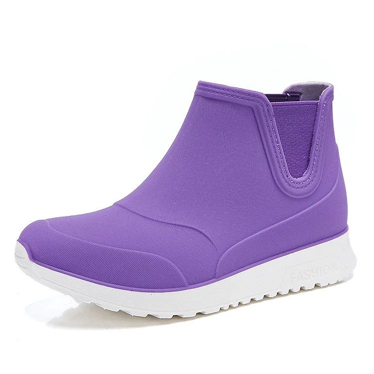 Slip On Waterproof Ankle Wellies