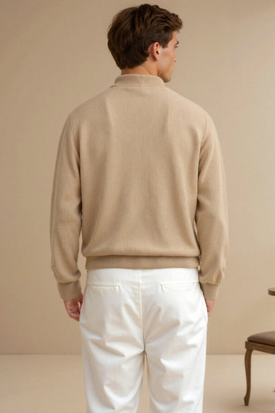 Old Money V-Neck Pullover-2