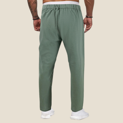 Donovan - Old Money Mens Linen Pants