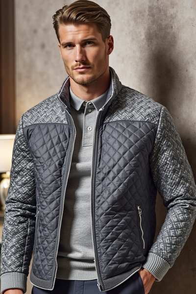 Simon - Smart Casual Quilted Jacket Men