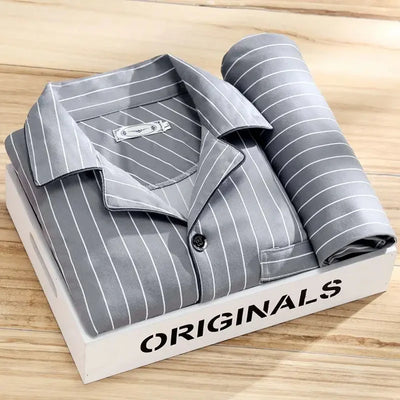 Long-Sleeved  Striped Pyjama Set Men