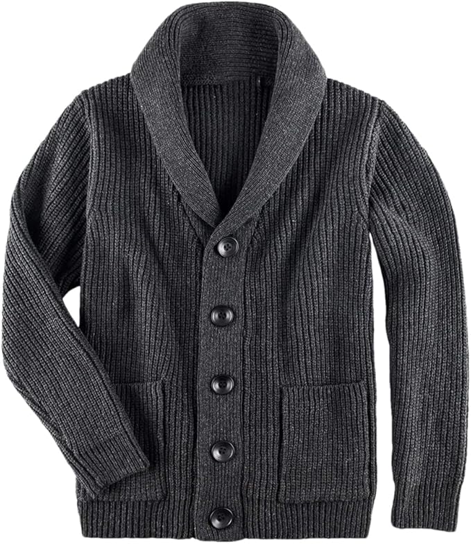 Lennox – Shawl Collar Knitted Cardigan Men