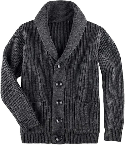 Lennox – Shawl Collar Knitted Cardigan Men