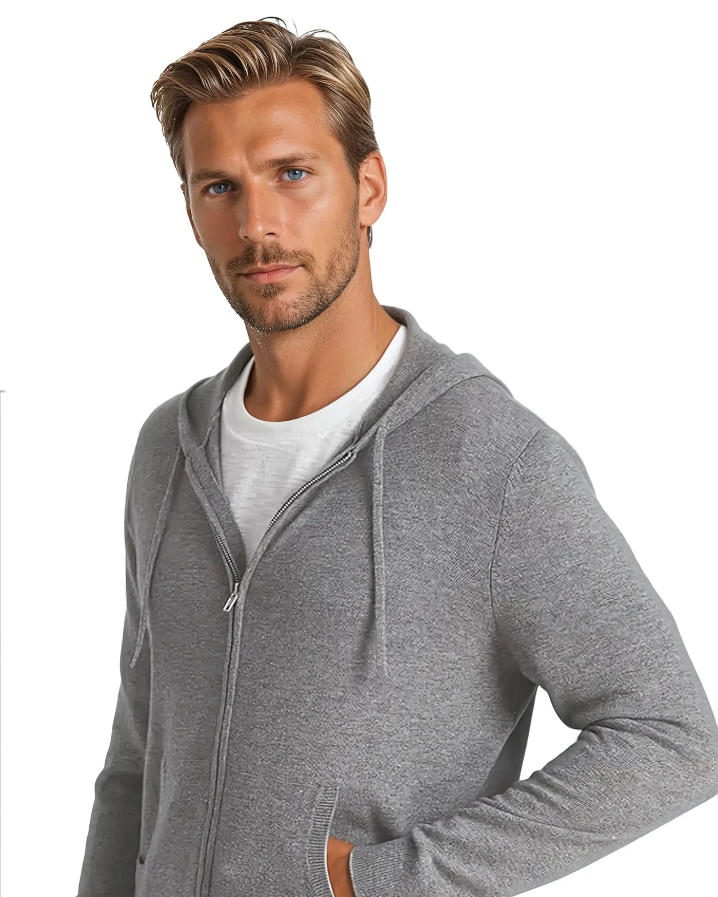 Morris - Classic Full zip Jumper Men