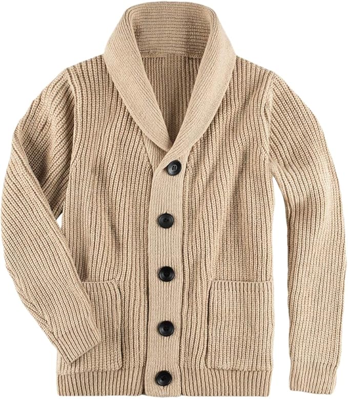 Lennox – Shawl Collar Knitted Cardigan Men