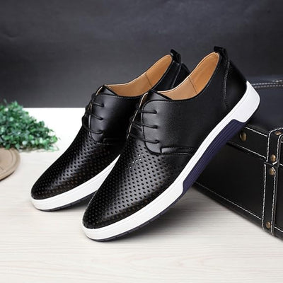 Orthopaedic Office Shoes with Breathable Pattern Men