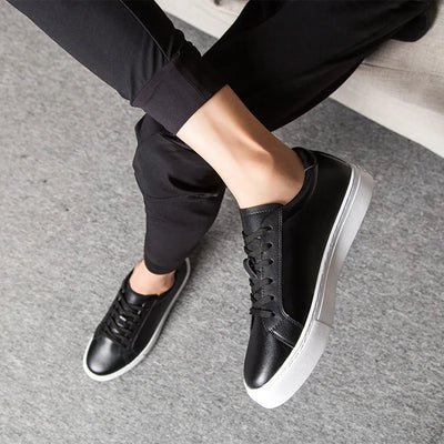 Piers - Old Money Black Oxford Sneakers