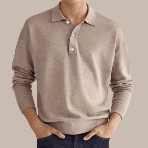 Vincent - Old Money Long Sleeve Polo