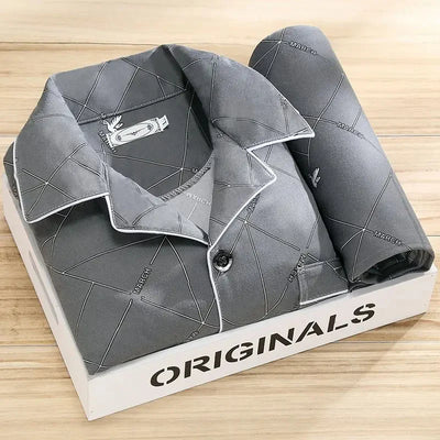 Long-Sleeved  Striped Pyjama Set Men