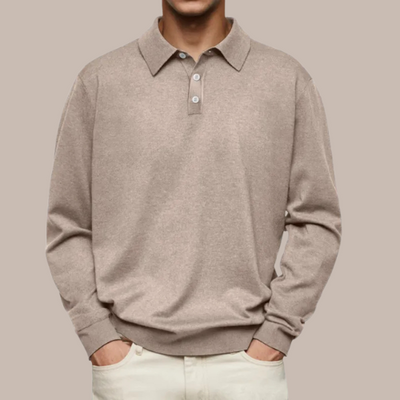 Vincent - Old Money Long Sleeve Polo