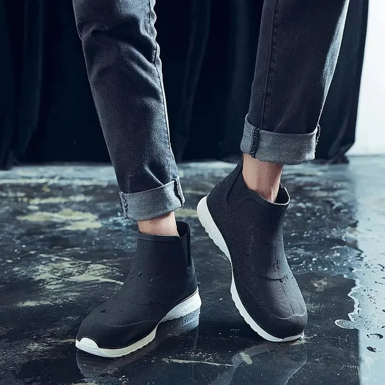 Slip On Waterproof Ankle Wellies