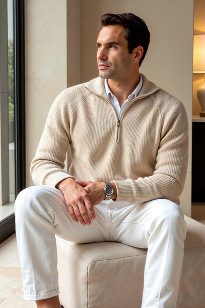 Old Money Pullover Damen-3