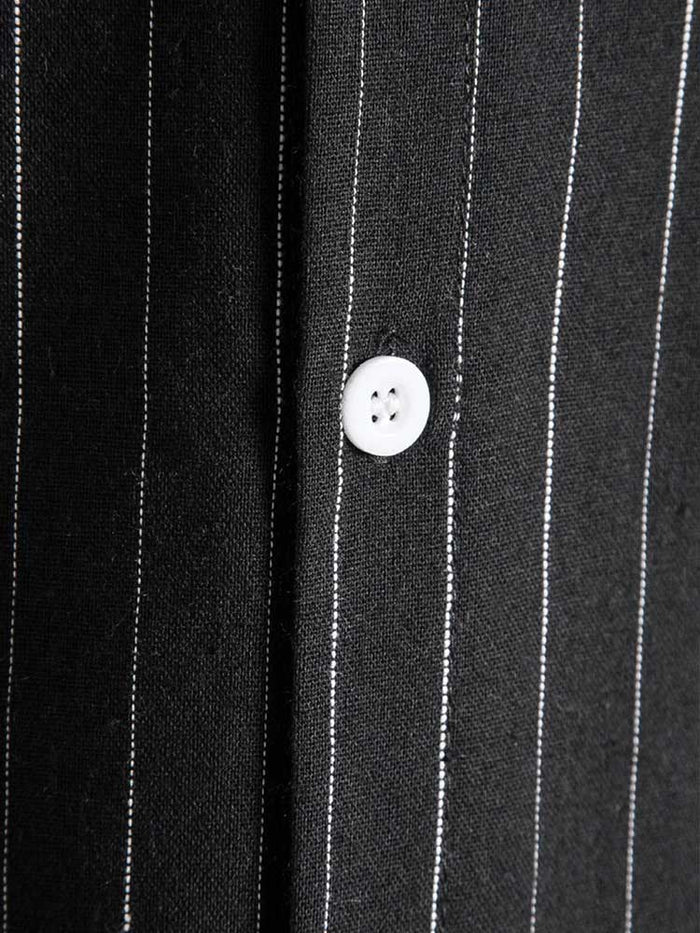 Herren Hemd Kurzarm Gestreift-6