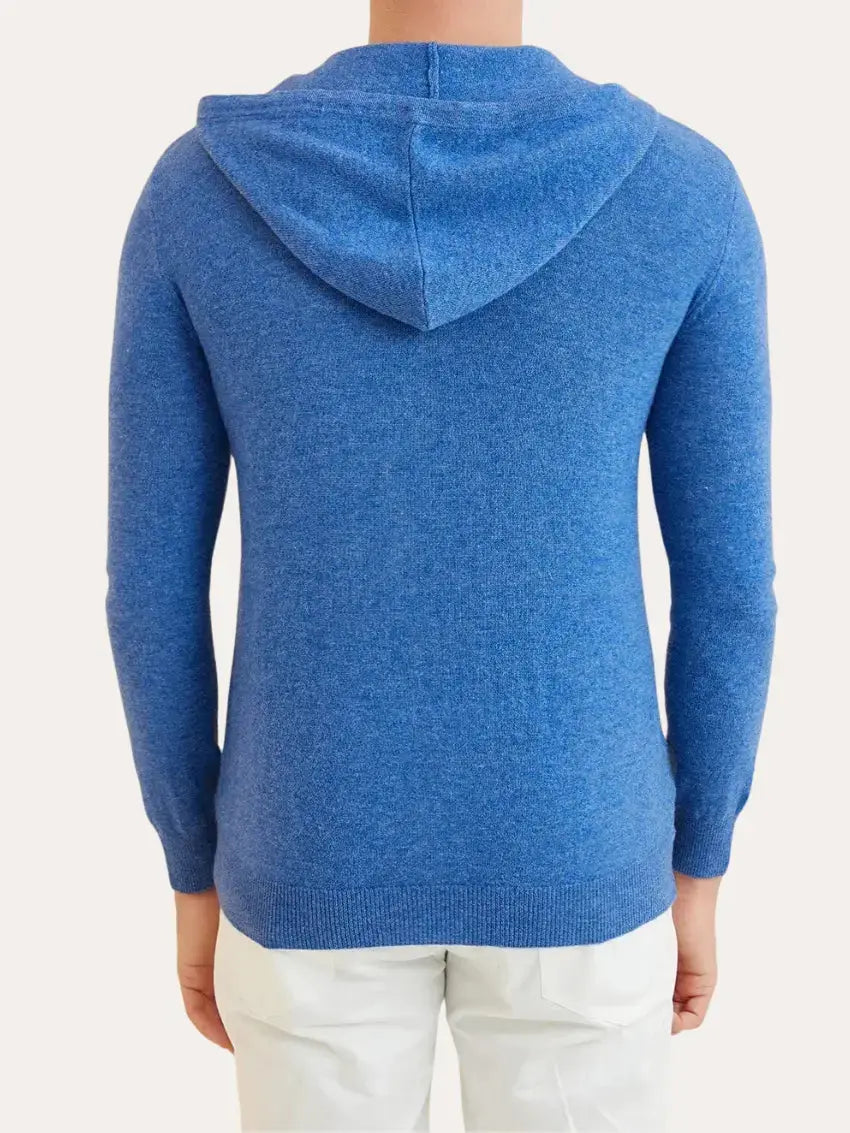 Terrence - Classic Soft Knit Blue Jumper