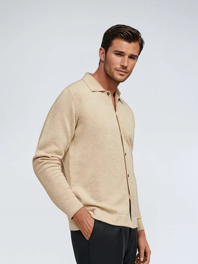 Navish - Old Money Cashwool Shirt Men