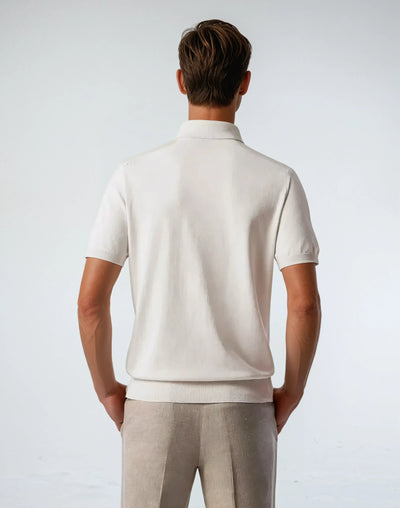 Nico - Beige Polo Shirt Old Money