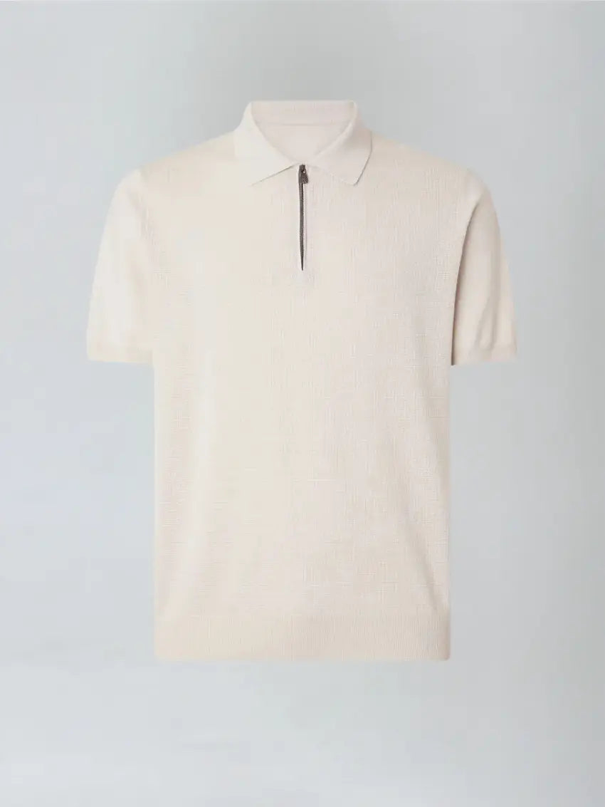 Nico - Beige Polo Shirt Old Money