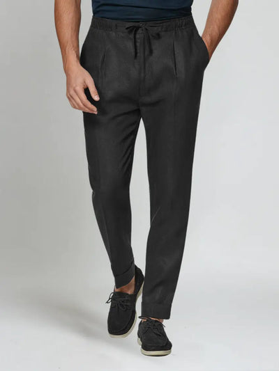 Variant image for Herren Leinenhose Schwarz-1