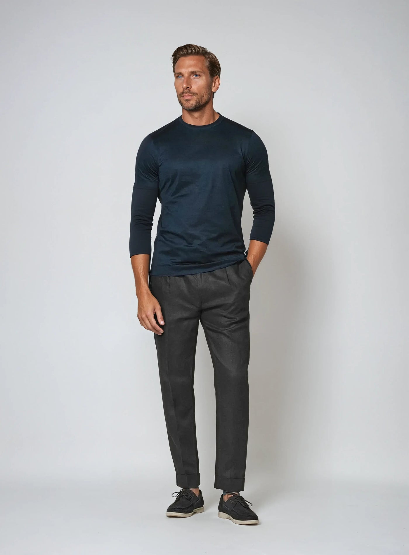 Ryker - Old Money Black Linen Pants