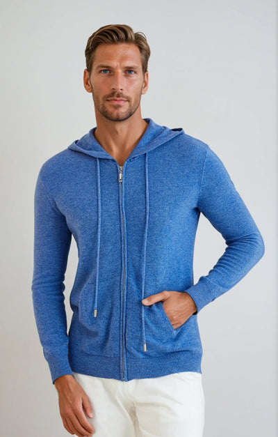Terrence - Classic Soft Knit Blue Jumper