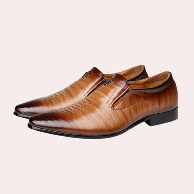 Vintage Slip On PU Leather Office Shoes
