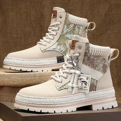 Streetwear Ankle Boots - Warm & Durable Sole