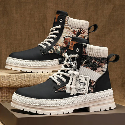 Streetwear Ankle Boots - Warm & Durable Sole