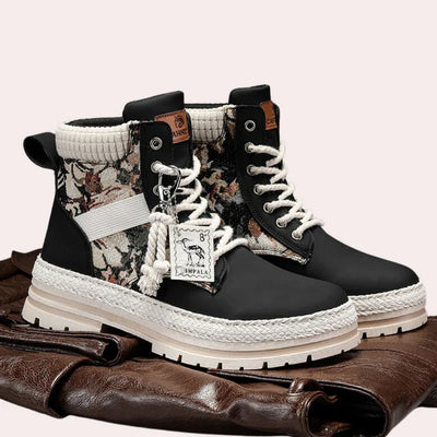 Streetwear Ankle Boots - Warm & Durable Sole