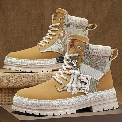 Streetwear Ankle Boots - Warm & Durable Sole