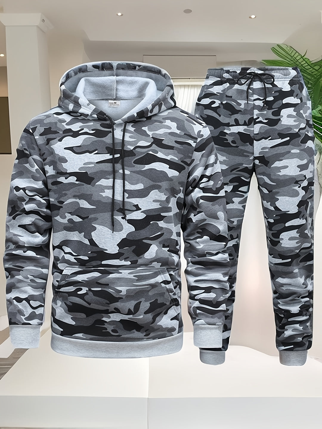 Camouflage Knitted Men's Tracksuit