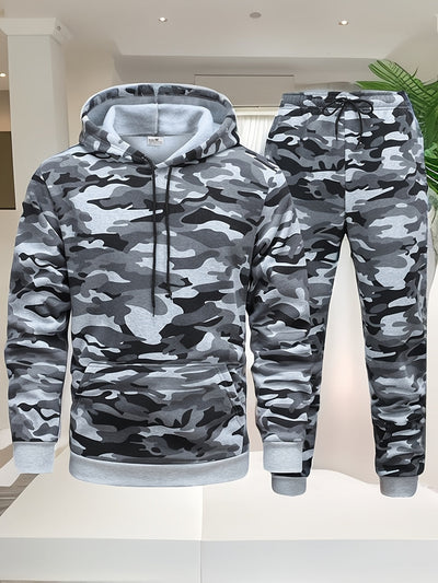 Camouflage Knitted Men's Tracksuit