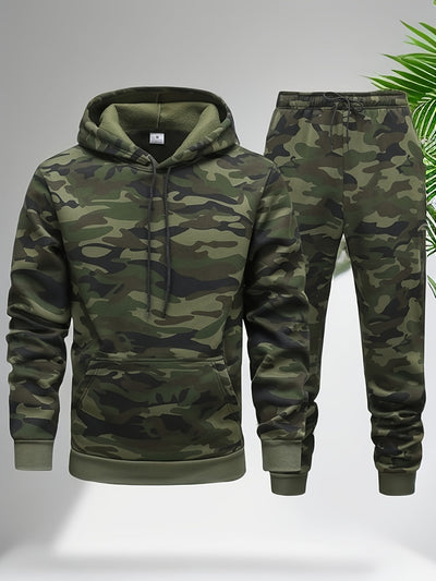 Camouflage Knitted Men's Tracksuit