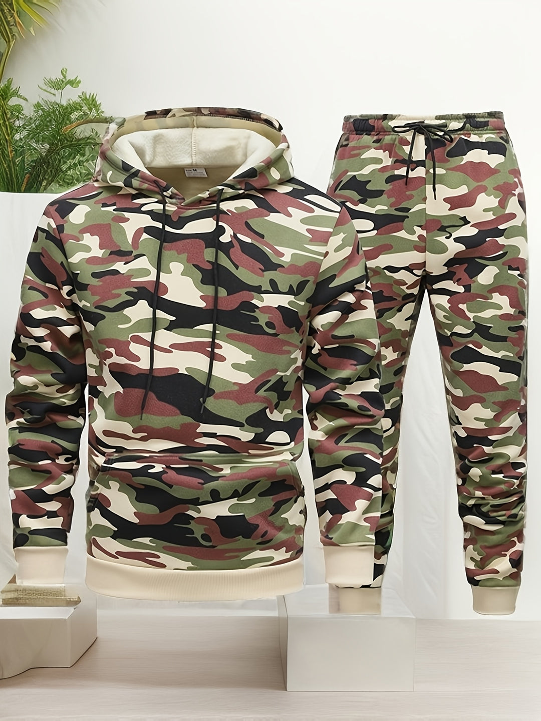 Camouflage Knitted Men's Tracksuit