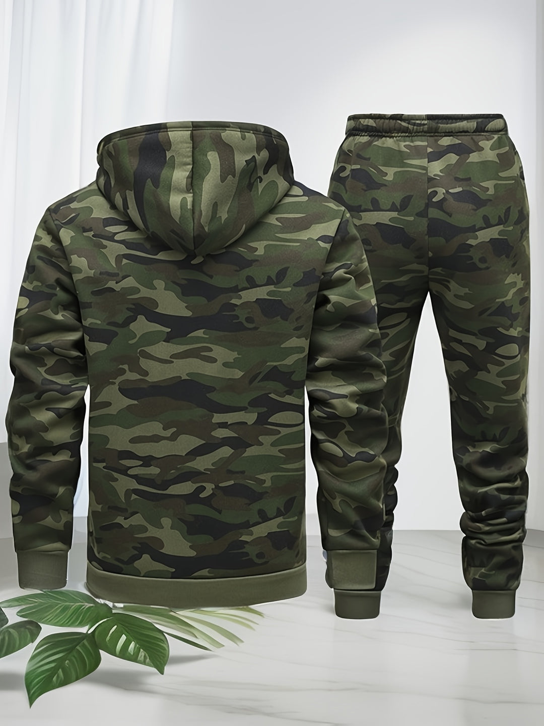 Camouflage Knitted Men's Tracksuit