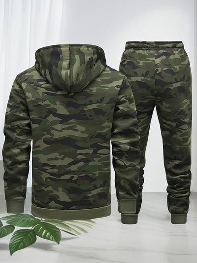 Camouflage Knitted Men's Tracksuit