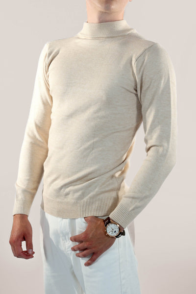 Kurzer Rollkragenpullover