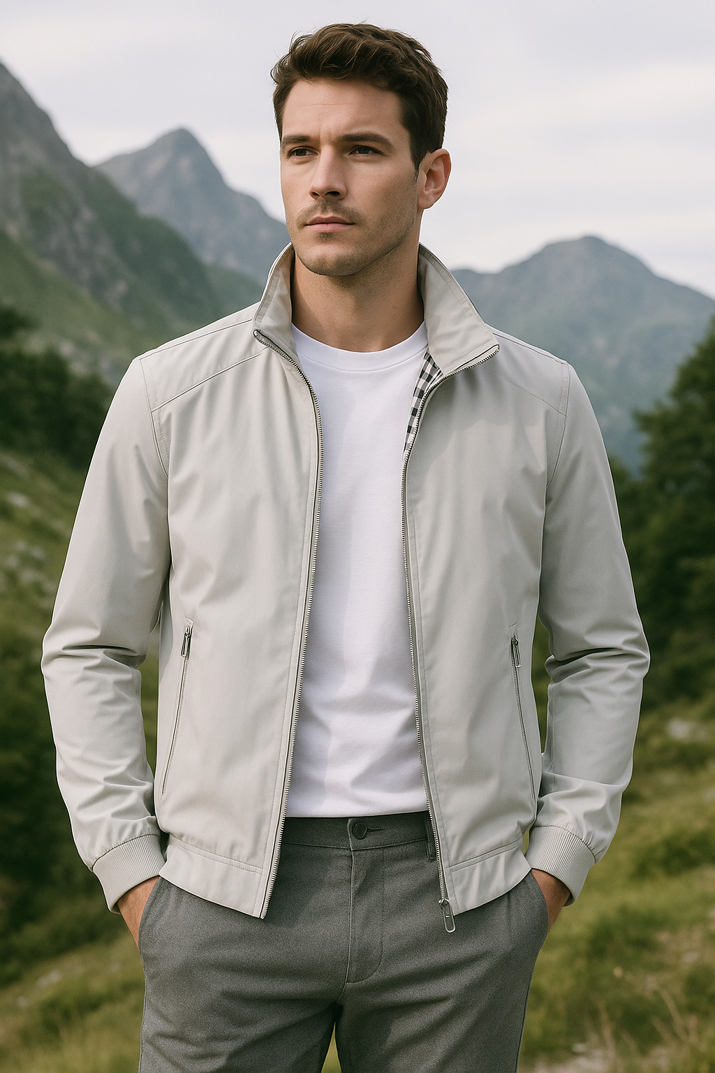 Herren Sommerjacke Old Money-5