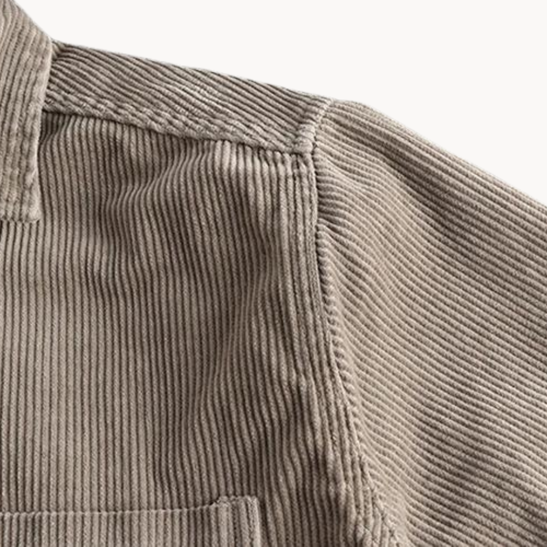 Classic Durable Cotton Corduroy Shirt Men