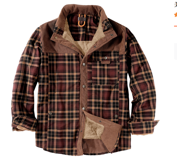 Alexander - Lumberjack Outdoor Jacket with Fleece Lining