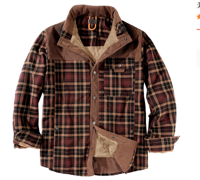 Alexander - Lumberjack Outdoor Jacket with Fleece Lining